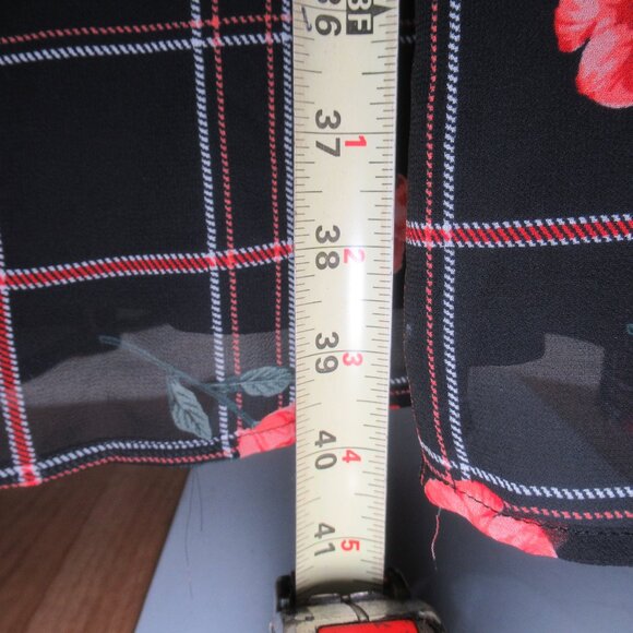 Torrid Plaid Floral Dress | Size 3 (3X) - Picture 10 of 15